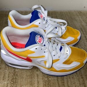 Nike Airmax2 Light (color way: university gold, flash, crimson)